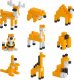 Pixio Klocki Pixio Orange Animals | Story Series | Pixio 1