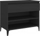 vidaXL vidaXL Szafka na buty, czarna, 70x36x60 cm, materiał drewnopochodny 1