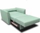 Platan MINI I sofa seledyn fotel rozkładany z pojemnikiem 3