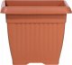 Prosperplast Doniczka kwadratowa TERRA DKWT45-R624, Kolor Terakota, , Wymiary 45x45x35 cm 1