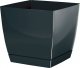 Prosperplast Doniczka kwadratowa COUBI DUKP100-426U, Kolor Grafit, Prosperplast, Wymiary 10x10x7.5 cm 1