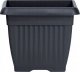 Prosperplast Doniczka kwadratowa TERRA DKWT30-S433, Kolor Antracyt, Prosperplast, Wymiary 30x30x25 cm 1