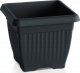 Prosperplast Doniczka kwadratowa TERRA DKWT30-S433, Kolor Antracyt, Prosperplast, Wymiary 30x30x25 cm 1