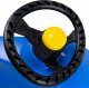 PrimeGarden Sportowe Sanki F1 CONTROL niebieskie z kierownicą 5