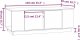 vidaXL vidaXL Stolik kawowy, 110x50x40 cm, lite drewno sosnowe 8