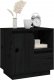vidaXL vidaXL Szafki nocne, 2 szt., czarne, 50x34x50 cm, lite drewno sosnowe 5