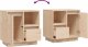 vidaXL vidaXL Szafki nocne, 2 szt., 50x34x50 cm, lite drewno sosnowe 9