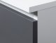 Fabryka Mebli Akord Szafa z nadstawką S 90 cm 2 drzwi 2 szuflady - biała-grafit szary 4