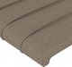 vidaXL vidaXL Rama łóżka z zagłówkiem, taupe, 140x190 cm, obita tkaniną 9