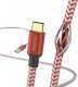 Kabel USB Hama USB-A - USB-C 1.5 m Czerwono-biało-niebieski (002015590000) 4