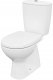 Zestaw kompaktowy WC Cersanit (kompakty WC bezkołnierzowe CleanOn) WC kompakt 685 ARTECO CleanOn 021 NEW 3/5 z deską duroplastową, wolnoopadającą z łatwym wypinaniem (K667-076) 1