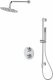 Zestaw prysznicowy Cersanit SET B552 zestaw podtynkowy, ZEN chrom, z baterią termostatyczną wannowo-natryskową, z boksem (S952-032) 1