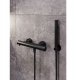 Bateria prysznicowa Cersanit (baterie prysznicowe) Bateria natryskowa termostatyczna ścienna VIRGO czarna (S951-580) 3