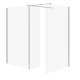 Cersanit (kabiny walk-in) SET B804: Kabina walk-in MILLE z ruchomą ścianką chrom 100x90x30x200 (S601-191) 1