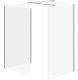 Cersanit (kabiny walk-in) SET B810: Kabina walk-in MILLE chrom 90x90x90x200 (S601-197) 1