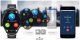 Smartwatch Giewont Smartwatch Giewont GW450-3 Czarny + Pasek Brązowy Skórzany 6