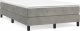 vidaXL vidaXL Łóżko kontynentalne z materacem, jasnoszare, 120x200cm, aksamit 2