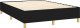 vidaXL vidaXL Łóżko kontynentalne z materacem, czarne, tkanina, 140x190 cm 4