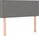 vidaXL vidaXL Łóżko kontynentalne z materacem, ciemnoszara tkanina 90x200 cm 6