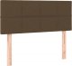 vidaXL vidaXL Łóżko kontynentalne z materacem, brązowe, tkanina, 80x200 cm 6
