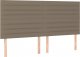 vidaXL vidaXL Łóżko kontynentalne z materacem, taupe, 160x200 cm, tkanina 7
