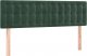 vidaXL vidaXL Łóżko kontynentalne z materacem i LED zielony aksamit 140x200cm 7