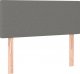 vidaXL vidaXL Łóżko kontynentalne z materacem, ciemnoszara tkanina 90x190 cm 6