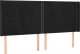 vidaXL vidaXL Łóżko kontynentalne z materacem i LED, czarny aksamit 180x200cm 7