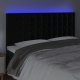 vidaXL vidaXL Zagłówek do łóżka z LED, czarny, 180x5x118/128 cm, aksamit 3