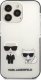 Karl Lagerfeld Etui Karl Lagerfeld KLHCP13LTPEKCW Apple iPhone 13 Pro hardcase biały/white Karl&Choupette 2