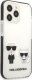 Karl Lagerfeld Etui Karl Lagerfeld KLHCP13LTPEKCW Apple iPhone 13 Pro hardcase biały/white Karl&Choupette 3