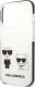 Karl Lagerfeld Etui Karl Lagerfeld KLHCP13LTPEKCW Apple iPhone 13 Pro hardcase biały/white Karl&Choupette 5