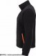JHK FLRA 340 - bluza polarowa unisex, gruba posiada bardzo dobre właściwości cieplne - pomarańczowo-czarny 2XL 110
