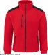 JHK FLRA 340 - bluza polarowa unisex, gruba posiada bardzo dobre właściwości cieplne - pomarańczowo-czarny 2XL 24
