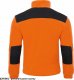 JHK FLRA 340 - bluza polarowa unisex, gruba posiada bardzo dobre właściwości cieplne - pomarańczowo-czarny 2XL 64