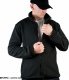 JHK FLRA 340 - bluza polarowa unisex, gruba posiada bardzo dobre właściwości cieplne - pomarańczowo-czarny 2XL 98
