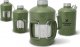 Aluminiowa Kuchenka czajnik turystyczny Survival Kettle zielona - zestaw Uniwersalny 5