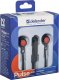 Słuchawki Defender Słuchawki przewodowe dokanałowe z mikrofonem Defender PULSE 428 mini Jack 3.5mm Czarno-czerwone 3