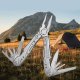 4kom.pl Narzędzie wielofunkcyjne Multitool zestaw 23w1 Scyzoryk kombinerki śrubokręt z Etui srebrny 3