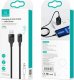 Kabel USB Usams USB-A - Lightning 1.2 m Czarny (brak) 24