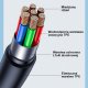 Kabel USB Usams USB-A - Lightning 1.2 m Fioletowo-różowy (brak) 14