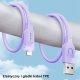 Kabel USB Usams USB-A - Lightning 1.2 m Fioletowo-różowy (brak) 23
