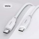 Kabel USB Usams USB-C - USB-C 1.2 m Biały (brak) 39