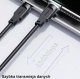 Kabel USB Usams USB-C - USB-C 1.2 m Fioletowy (brak) 17