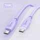 Kabel USB Usams USB-C - USB-C 1.2 m Fioletowy (brak) 18