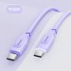 Kabel USB Usams USB-C - USB-C 1.2 m Fioletowy (brak) 30