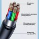 Kabel USB Usams USB-C - USB-C 1.2 m Czarny (brak) 18