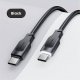 Kabel USB Usams USB-C - USB-C 1.2 m Czarny (brak) 3
