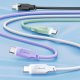Kabel USB Usams USB-A - USB-C 1.2 m Fioletowy (brak) 18