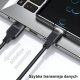 Kabel USB Usams USB-A - USB-C 1.2 m Fioletowy (brak) 2